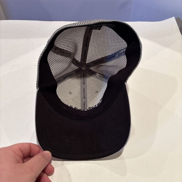 2014 TaylorMade SLDR Tour Preferred Cage Gray Hat Cap Men's S/M Fitted Flex - Picture 6 of 7